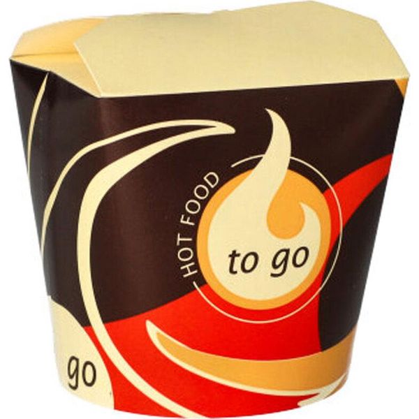 Papstar Snackbox To Go Quadrato 750 Ml 10,1 X 10 X 9,1 Cm 50 Pezzi-image
