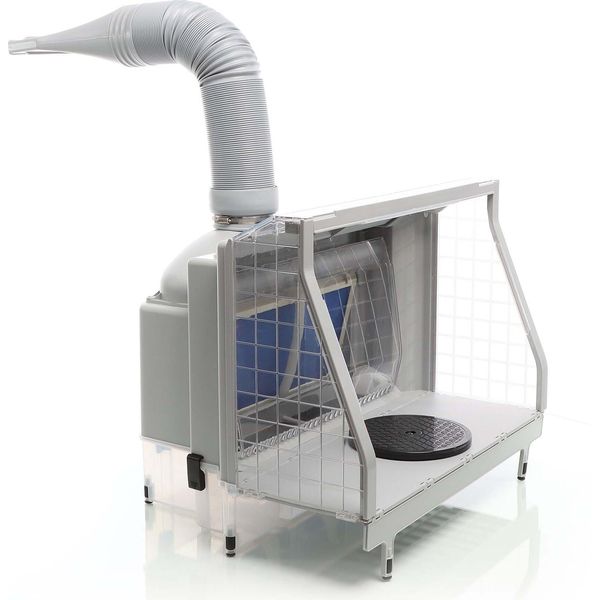 Sistema Di Aspirazione Per Aerografo Xpotool Con Parete D'acqua 11M³/Min, Schermo D'acqua A Cascata Con Led E Ventola Per L'aspirazione Della Nebbia Di Vernice, Cabina Di Verniciatura Di Alta Qualità Per Il Lavoro Con L'aerografo-image