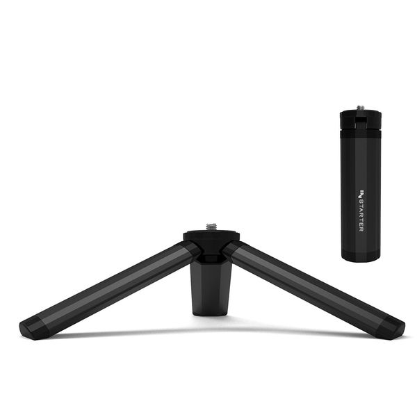 Treppiede Da Tavolo Instarter Per Fotocamere, Smartphone E Luci I Mini Treppiede Flessibile Caricabile Fino A 1,5 Kg I Piccolo Treppiede Per Fotocamere Con Vite Da 1/4" I Può Essere Utilizzato Anche Come Treppiede A Mano I Videocall, Tiktok Uvm."-image