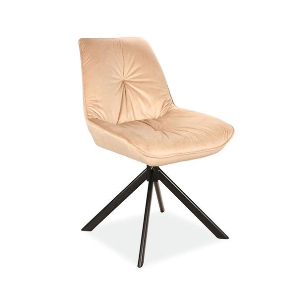 Sedia Girevole Jadrana 1 - Beige / Nero-image