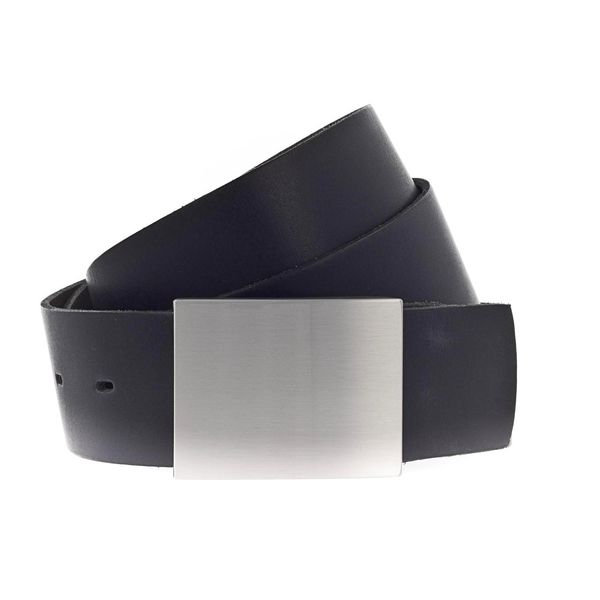 Vanzetti Pelle Cintura Classics 40Mm Leather Belt W85 Black Nero-image