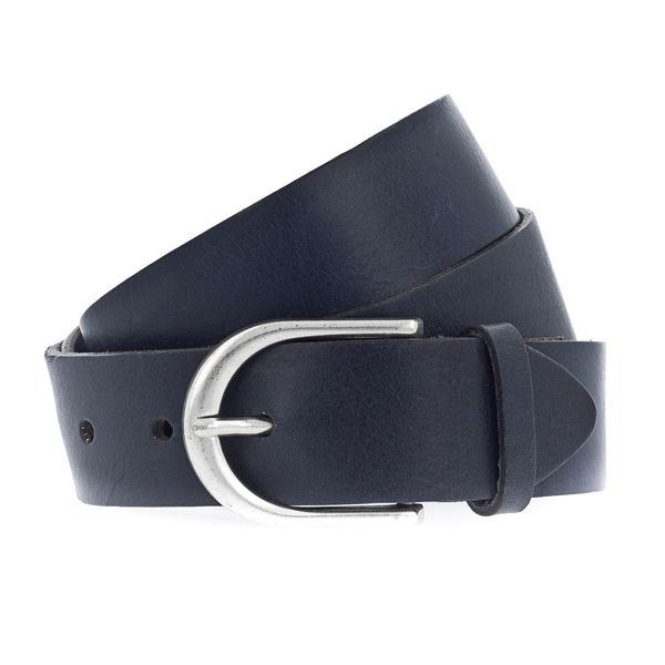 Vanzetti Pelle Cintura Classics 35Mm Full Leather Belt W90 Marine Blu-image