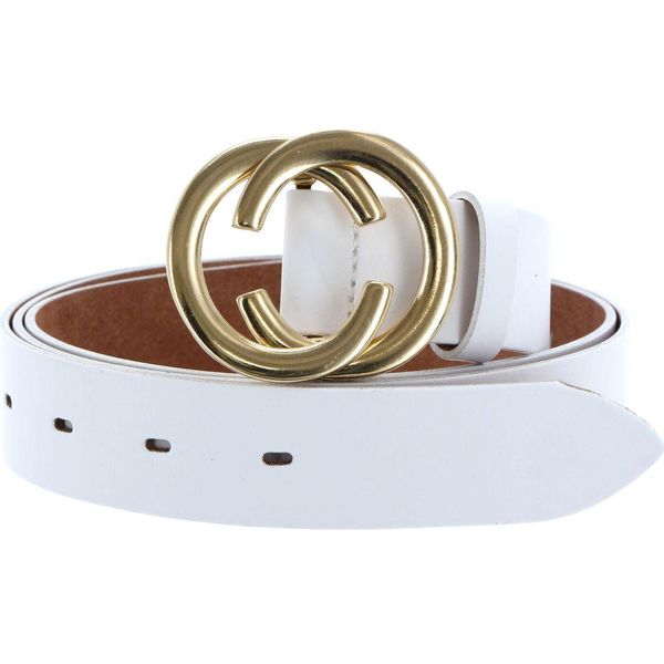 Vanzetti Pelle Cintura Chain Reaction 30Mm Leather Belt W95 White Bianco-image