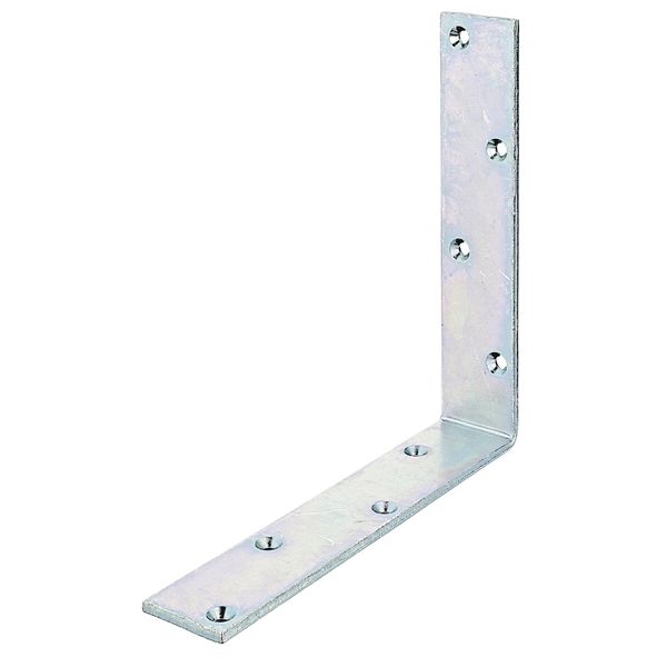 Alberts 329990 Angolo Di Trave, Isoscele, Zincato, Passivato A Film Spesso, 200 X 200 X 40 Mm, Set Da 4-image