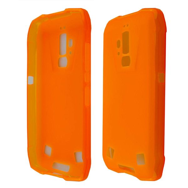 Caseroxx Custodia Protettiva In Tpu Compatibile Con Blackview BV9700 / Bv9700Pro, Custodia In Gomma Per Cellulare Arancione-image