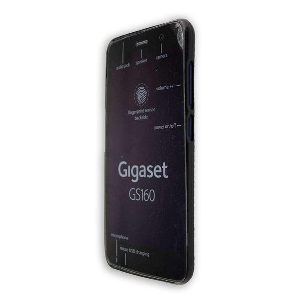 Caseroxx Custodia Protettiva In Tpu Compatibile Con Gigaset GS160 / GS170, Custodia In Gomma Per Cellulare Nera-image