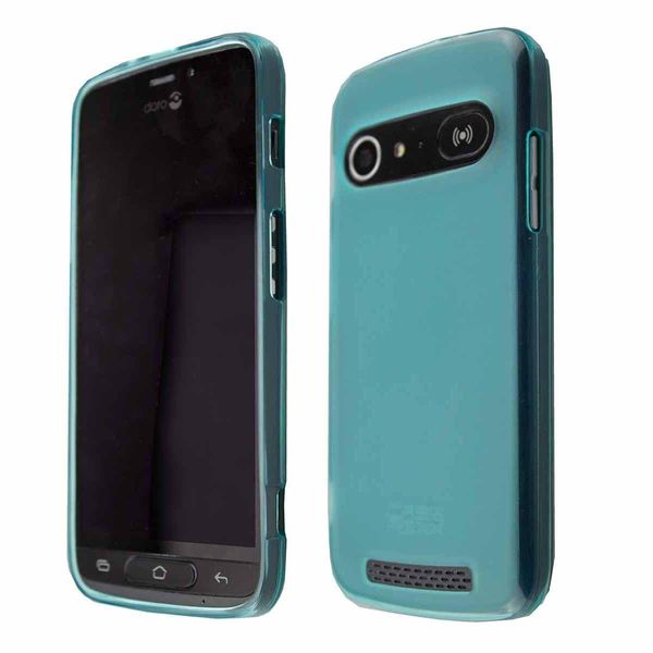 Caseroxx Cover Protettiva In Tpu Compatibile Con Doro 8040 / 8042, Custodia Per Cellulare In Gomma Blu-image
