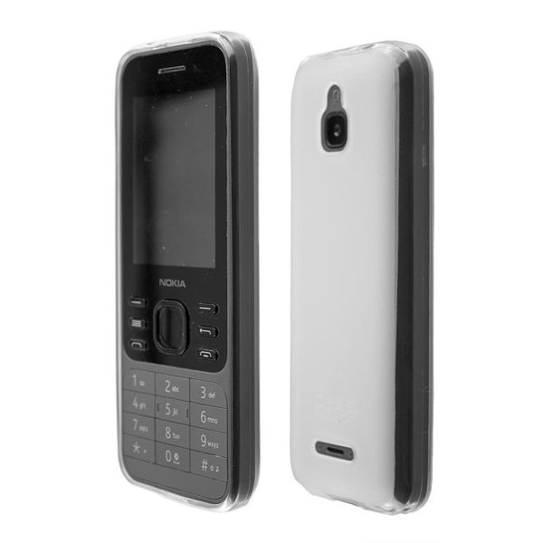 Cover In Tpu Per Nokia 6300 4G Bianco-Trasparente-image