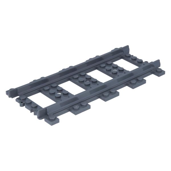 Lego® City Binari Ferroviari Dritti Grigio Scuro - 53401 Nuovo! Quantità 50X-image