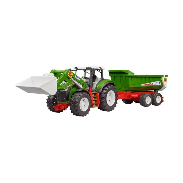 Bruder Roadmax Trattore+Rimorchio A Caricamento Frontale 03452-image