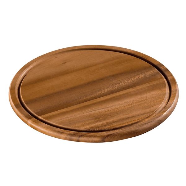 Piatto Da Portata Per Bistecca Di Formaggio Zassenhaus In Acacia Ø 30 Cm-image