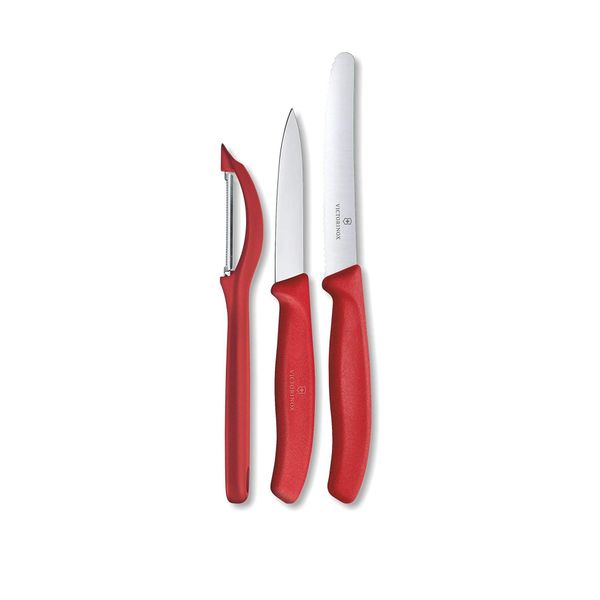 Victorinox V-6.71 11.31 Victorinox Swiss Classic GemüSemesser-Set 3 Tlg. Rot-image