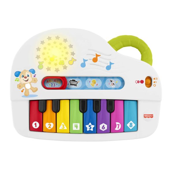 La Prima Tastiera Del Bambino Fisher-Price, Giocattolo Educativo, Strumento Musicale Per Bambini-image