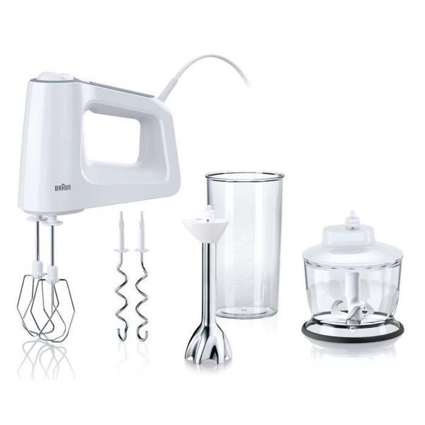 Braun Multimix 3 Hm 3137 Wh - Miscelatore A Mano - 500 W-image