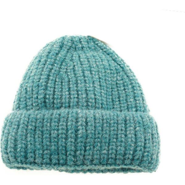Cappello Con Motivo A Maglia Per Adulti E Bambini Per Le Fredde Giornate Autunnali E Invernali Blu-image