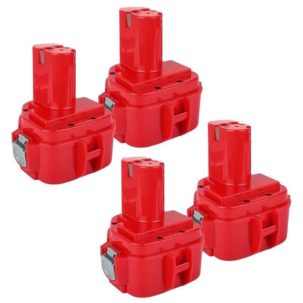 Batteria Di Ricambio Makita, Capacità 4000Mah, Ricaricabile, Tipo Ni-Mh, 4 Pezzi-image