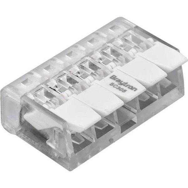 Terminale Di Collegamento A 20 Vie E 5 Vie Con Leva | Connettore Per Cavi Compact Con Leva Per Tutti I Tipi Di Conduttore In Tutto Il Mondo-image