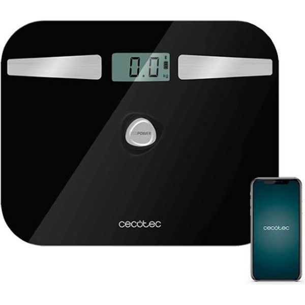 Bilancia Pesapersone Digitale Cecotec Ecopower 10200 Smart Healthy Lcd Bluetooth 180 Kg Nero-image