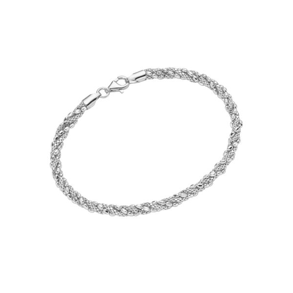 Armband Firetti "Schmuck Geschenk Silber 925 Armschmuck Armkette Fantasie", Silber (Silberfarben), ArmbäNder, Damen, 19Cm, Silber 925 (Sterlingsilber), Armband-image