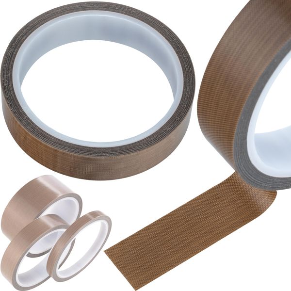 Rosfix Nastro Ptfe Da 0,18 Mm – Nastro In Teflon 50 Mm X 10 M | Resistenza Alla Temperatura Da -70 °C A +300 °C | Isolamento-image