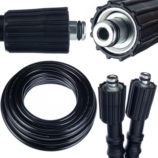 Rosfix Tubo Flessibile Ad Alta Pressione 15M M22-M22, Asta Da 14Mm Per Idropulitrici KäRcher-image
