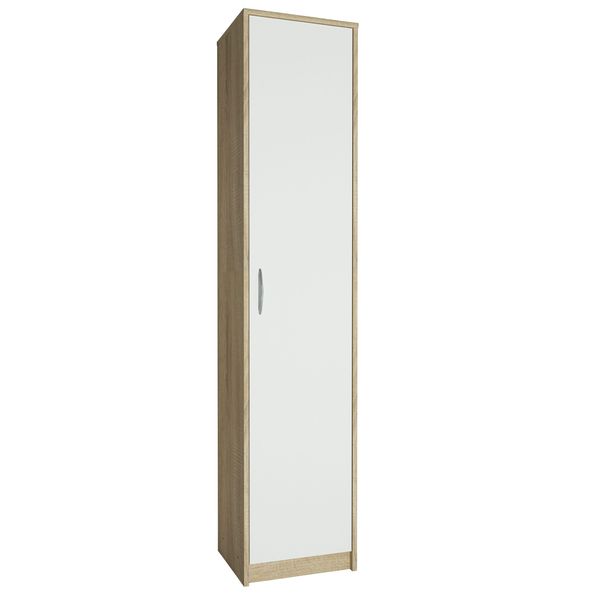 Scansia Marek – Rovere Sonoma / Bianco-image