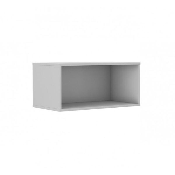 Estensione Aperta Per Armadio Guardaroba Mabaka - Larghezza 80 Cm, Grigio-image