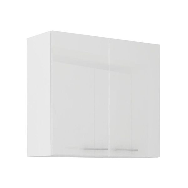 Armadietto Superiore Da Cucina Lajla - Larghezza 80 Cm, Bianco-image