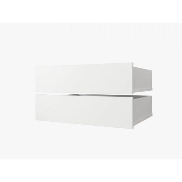 Set Di 2 Cassetti Per Armadi Con Una Profondità Di 45 Cm Unis - Bianco-image