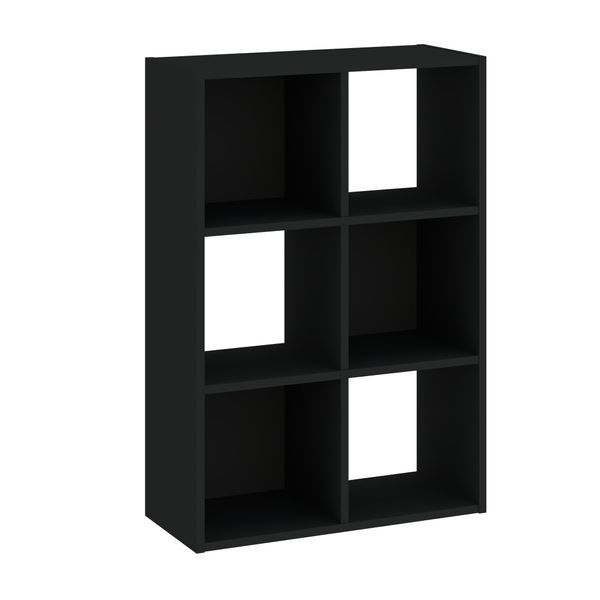 Scansia Con Scaffali Lampases 2 - Nero-image
