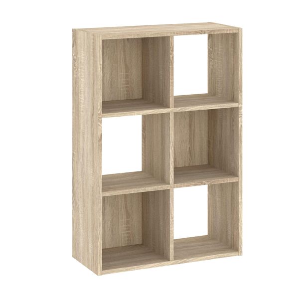 Scansia Con Scaffali Lampases 2 - Rovere Sonoma-image
