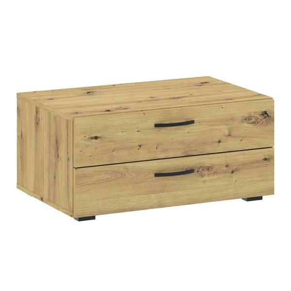 Comodino Accanto Al Letto Richmond - Rovere Artisan / Bianco-image
