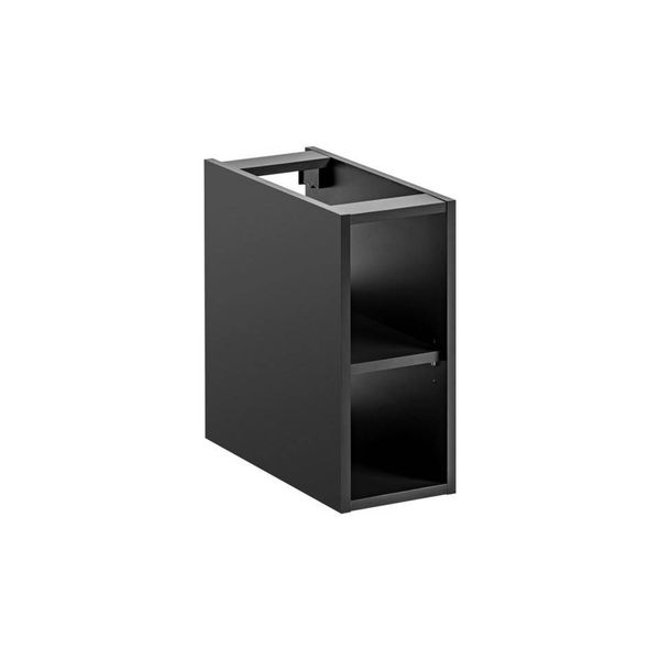 Mobile Laterale Da Bagno 20 Cm Grigio Cosmo Ripiano Aperto-image