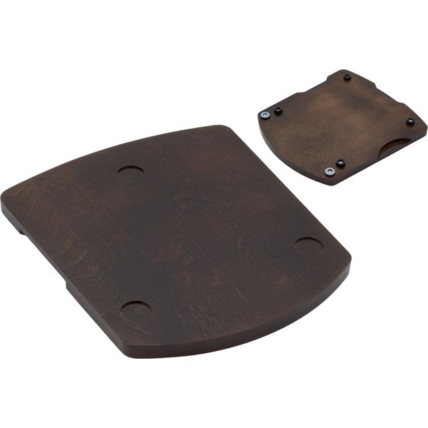 Tavola Di Scorrimento Per Accessori Thermomix TM6 E TM5 In Legno Di Faggio - Eu Marrone Scuro-image