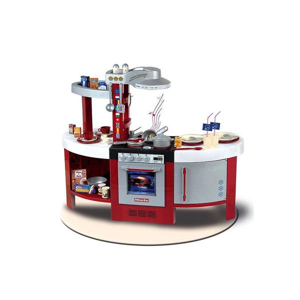 SpielküChe Klein "Gourmet International - Miele", Bunt (Rot, Silberfarben), SpielküChen, Kinderb:120Cm H:95Cm T:46Cm, Made In Germany, B:120Cm H:95Cm T:46Cm-image