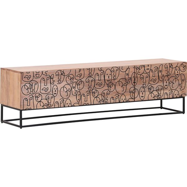 Lowboard Gutmann Factory, Beige (Natur), B:160Cm H:46Cm T:38Cm, Sideboards, Lowboard, Kommode, Breite 160 Cm-image