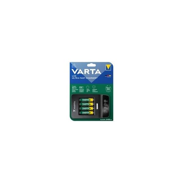 Lcd Ultra Fast Charger+, LadegeräT Inkl. 4X Mignon, Aa, 2100 Mah-image