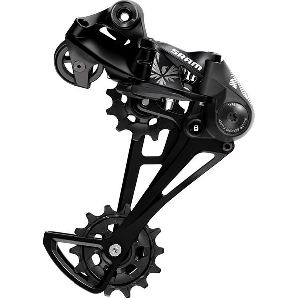 Sram 00.7518.119.000 Deragliatore Posteriore A 12 Velocità "Nx Eagle"", Gabbia Lunga (Max. 50 Denti), Nero"-image