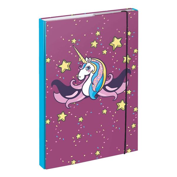 Baagl Cartelle Per Quaderni Scolastici A4 Unicorno-image
