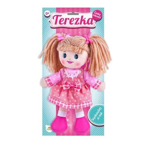 Bambola Teddies Teddies Terezka Peluche Di Pezza 30 Cm Ceco Parlante Su Cartoncino-image
