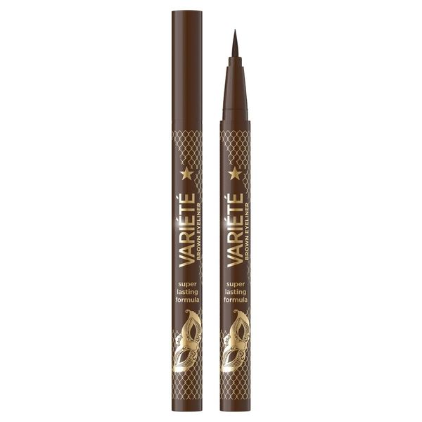 Eveline Cosmetics Variete Precision Eyeliner Pen Marrone, 2G-image