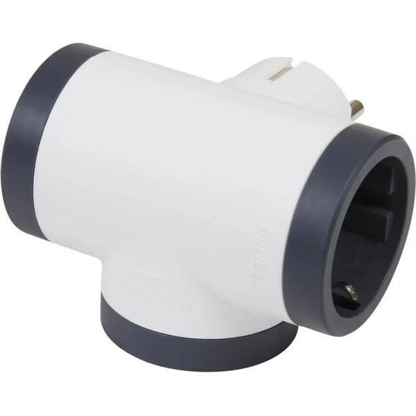 Adattatore Per Spina Di Alimentazione Legrand 694520 Tipo F Nero, Bianco-image