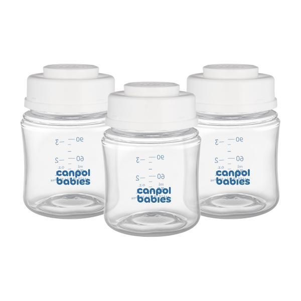Set Di Bottiglie Per La Conservazione Del Latte Materno Canpol Babies, 3X120 Ml-image