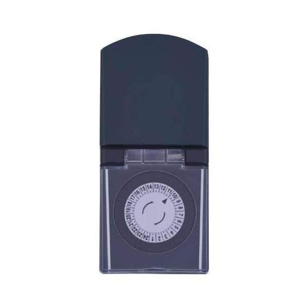 Emos Timer - Interruttore Meccanico Da Esterno IP44 Nero. P5508 1907010052-image