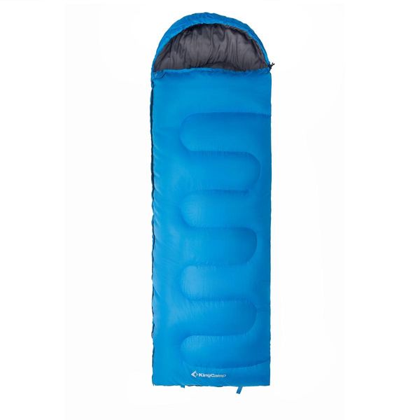 King Camp Sacco A Pelo Oasis Blu - Cerniera Destra-image