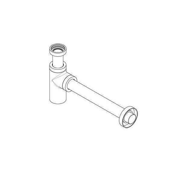 Kludi Design-Flaschen-Geruchverschluss Matt Dove 10020O1-00-image