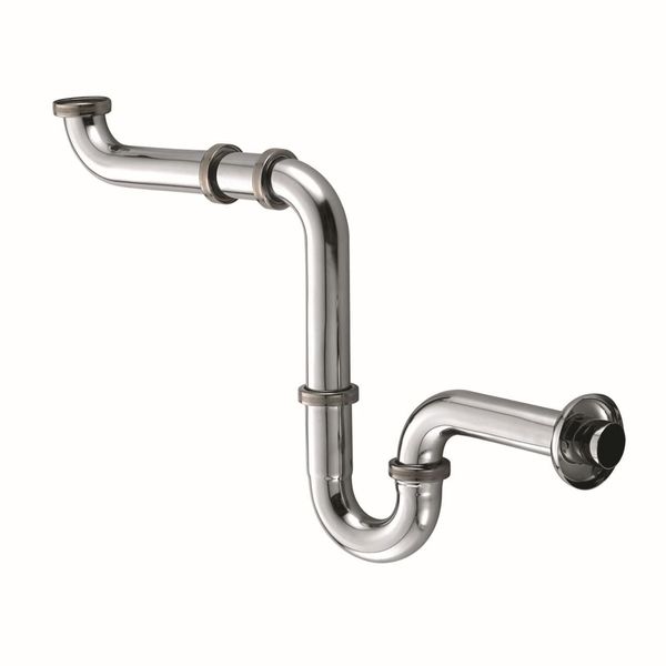 Kludi Waschtisch- Und Bidet-Siphon Geruchverschluss G1 1/4 X 32 Mm Chrom 1025505-00-image