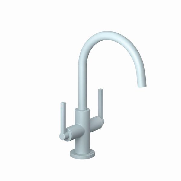 Kludi Nova Fonte Waschtischarmatur Puristic Einlochmontage Matt Light Blue, 20118O415 20118O415-image