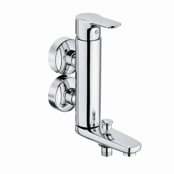 Kludi Objekta Wafü-Brause-Ehm Dn 15 Vertikale Blockarmatur Chrom, 364890575 364890575-image