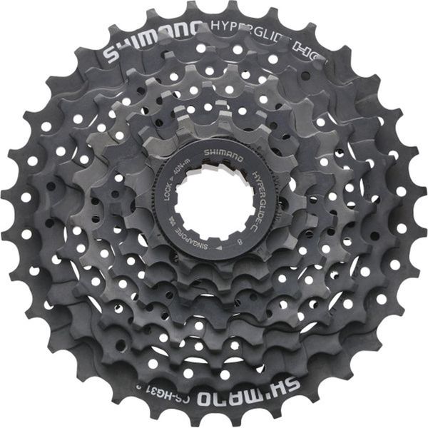 Shimano CS-HG31 Pignone Bicicletta Cassetta 8 Velocità 11-32 Denti Cassetta Per Mountain Bike 8 Velocità Hyperglide-image
